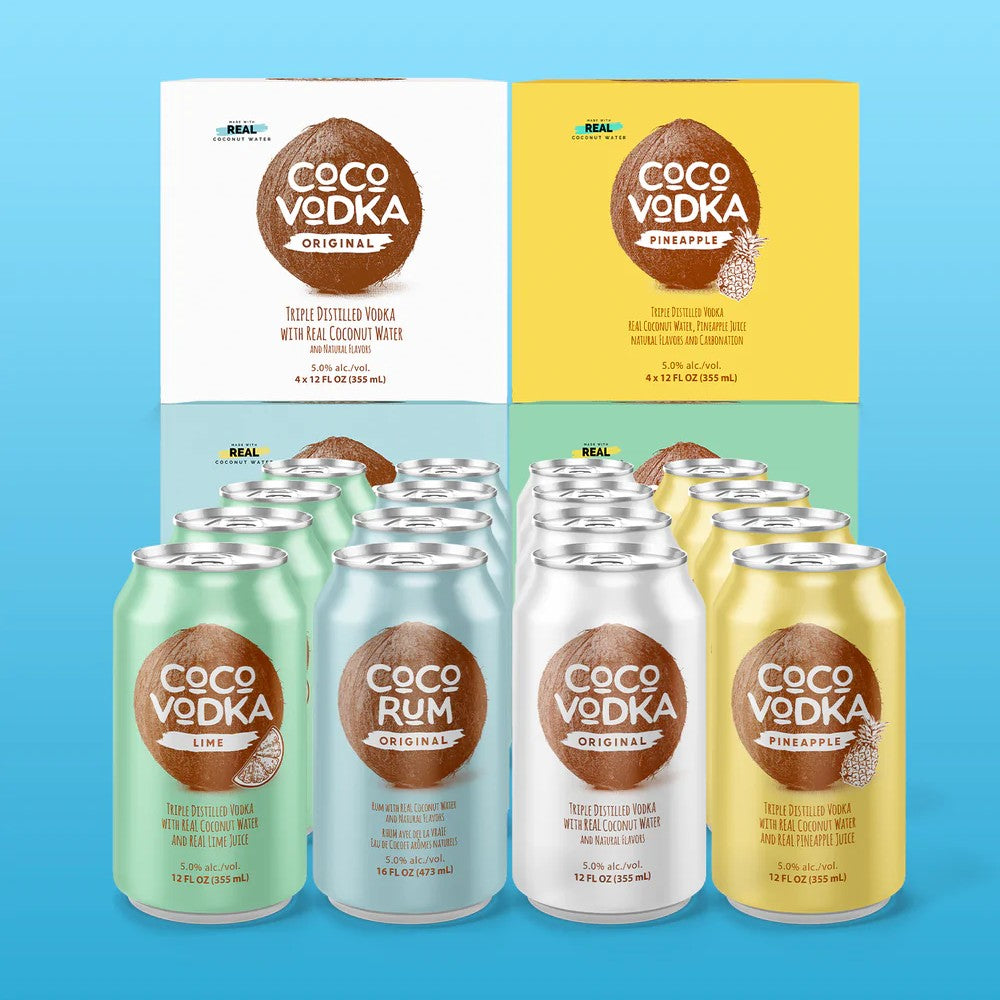 Coco Party Pack 16 Pack Can Bundle (4x355ml)