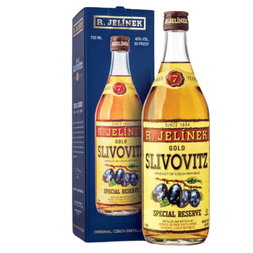Jelinek Kosher 7 Year Gold Special Reserve Slivovitz (750ml) 