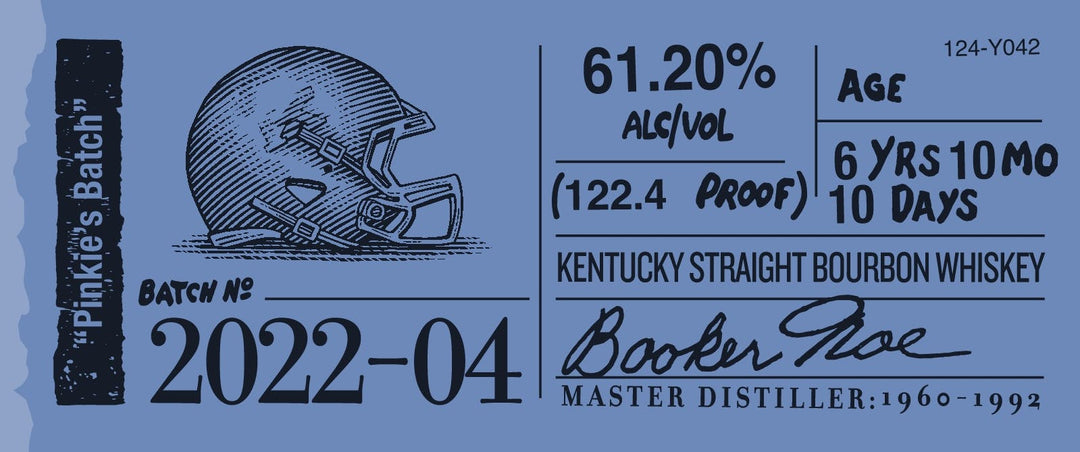 Booker's Batch 2022-04 'Pinkie's Batch' Kentucky Straight Bourbon Whiskey (750ml)