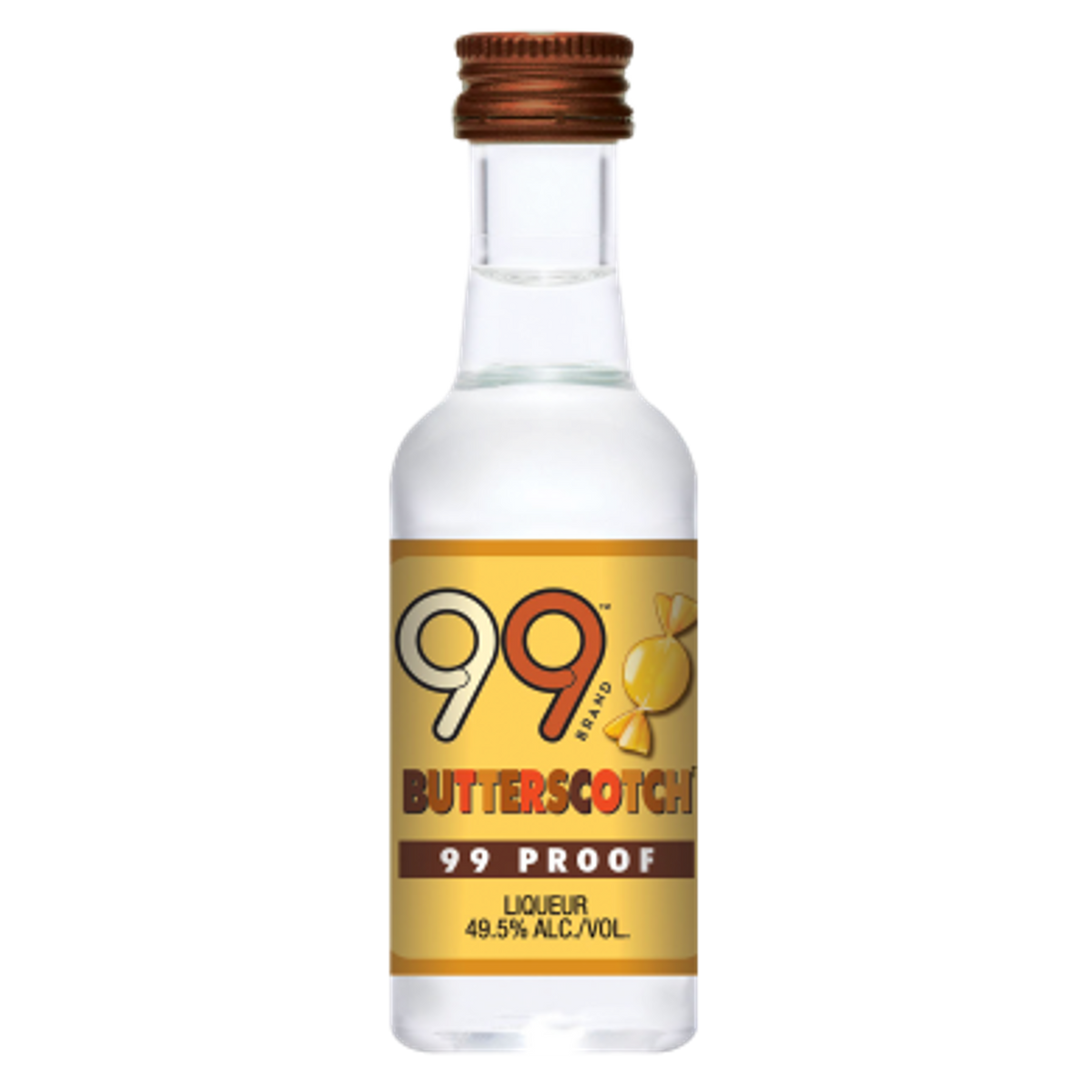 99 Brand Butterscotch Schnapps Liqueur (12x50ml)