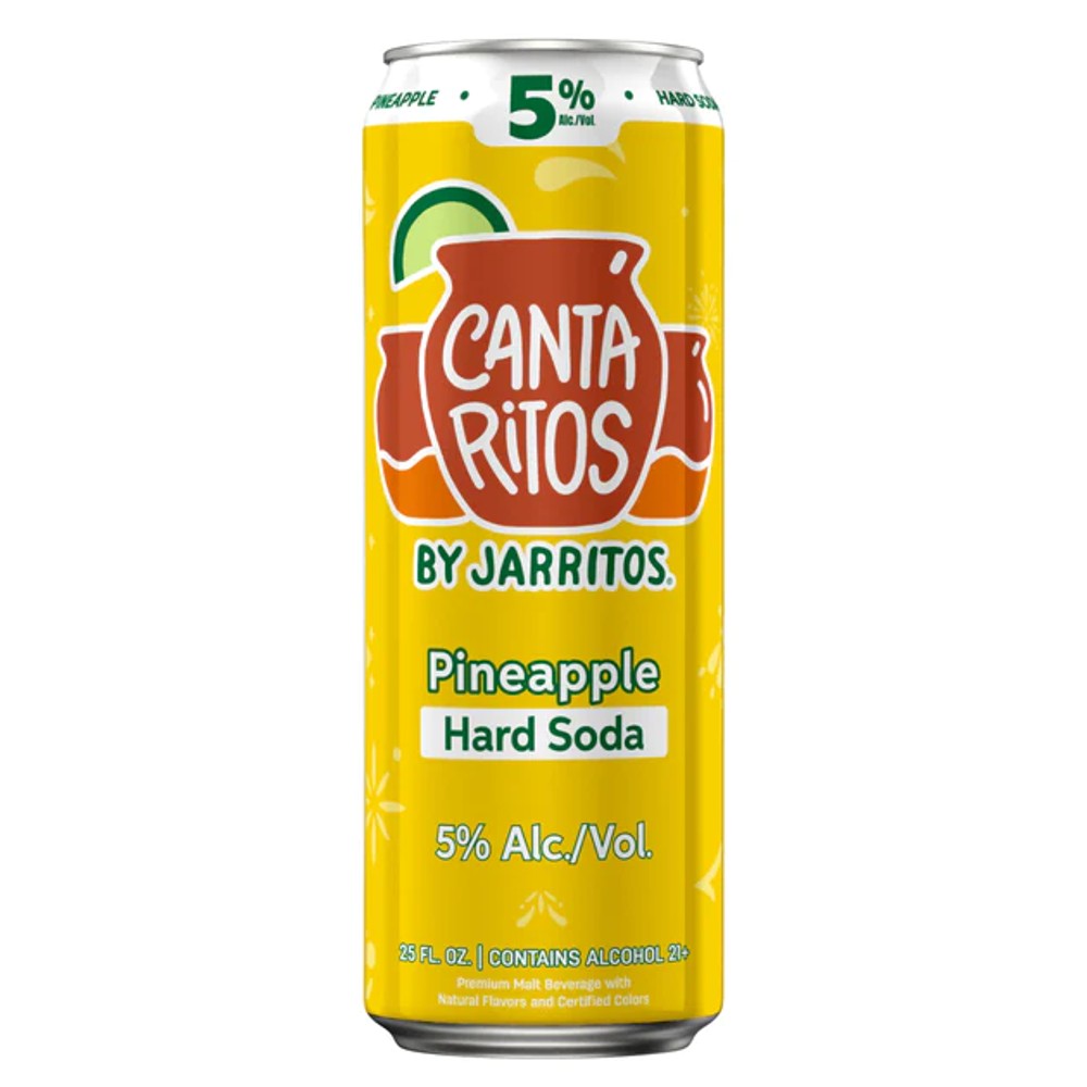 Cantaritos by Jarritos Pineapple Hard Soda (25oz.)