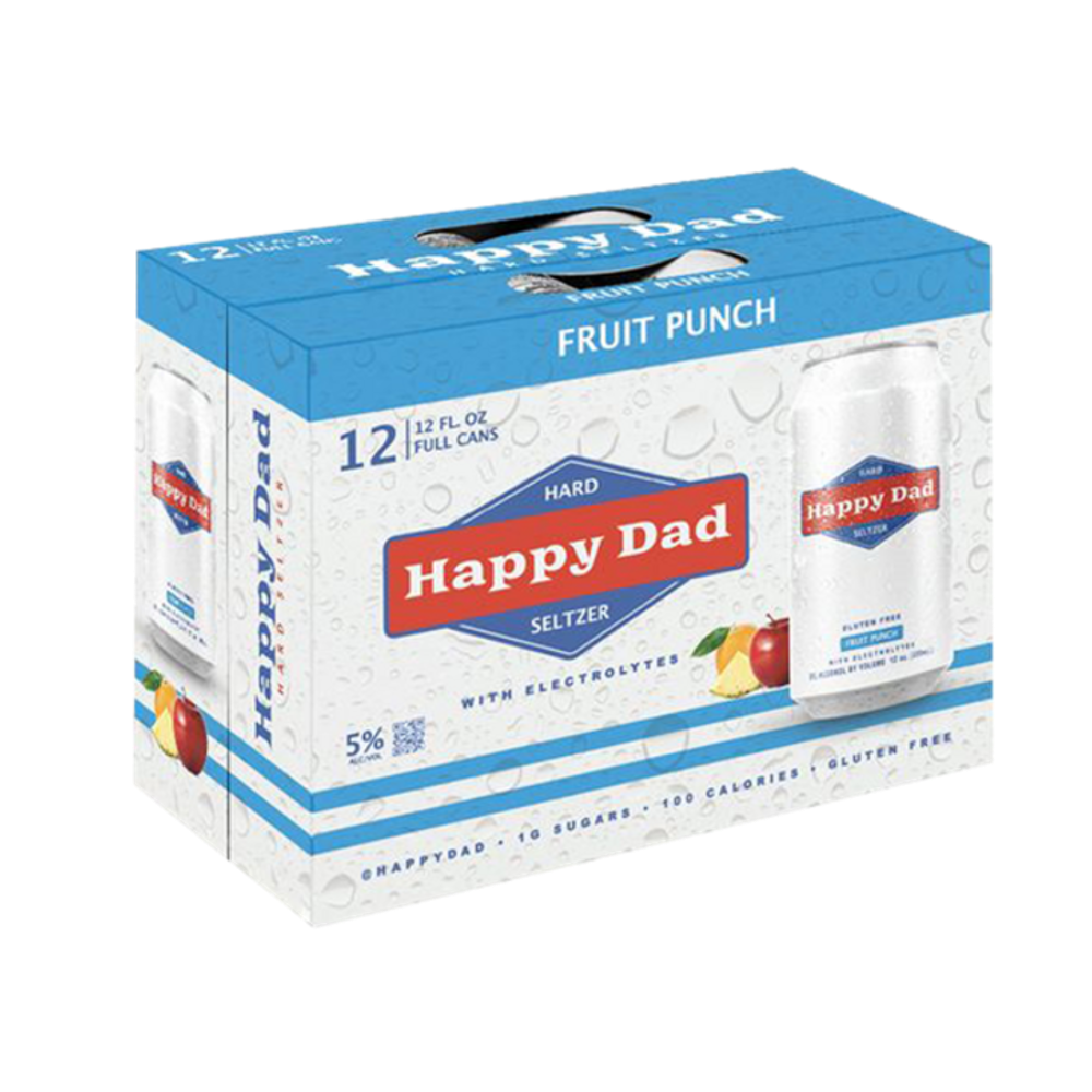 Happy Dad Hard Seltzer Fruit Punch Nelk Full Send (12pk)