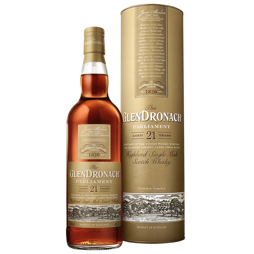 The GlenDronach Parliament Single Malt Scotch Whisky - Aged 21 Years (750ml)