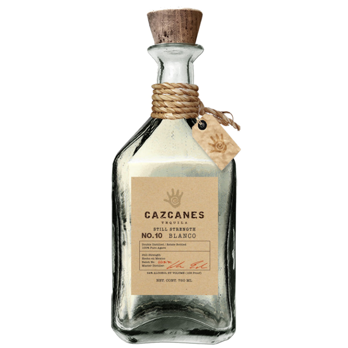 Cazcanes No. 10 Still Strength Blanco Tequila (750ml)