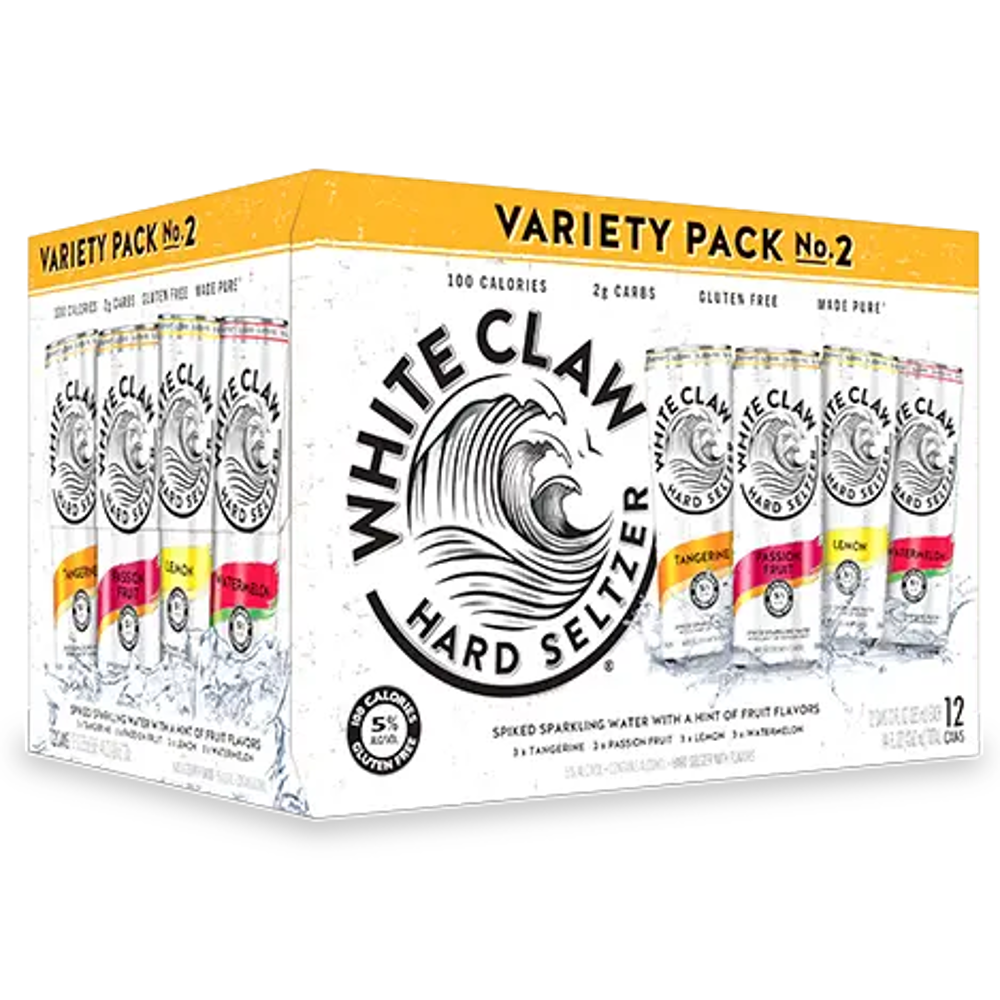 White Claw Variety Pack No.2 Hard Seltzer (12pk)