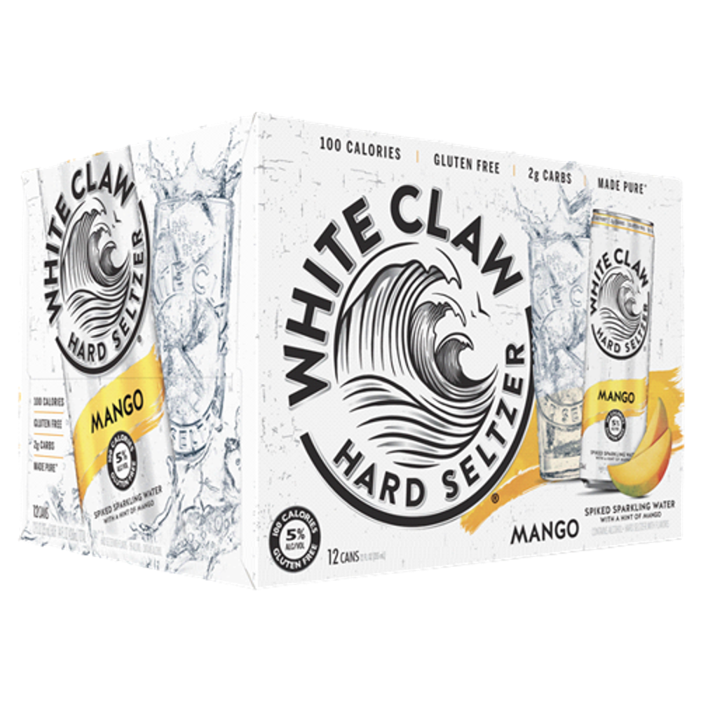 White Claw Mango Hard Seltzer (12pk)